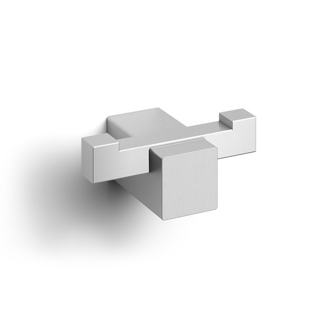 Cabide duplo Carvo, ZACK inox <span itemprop=