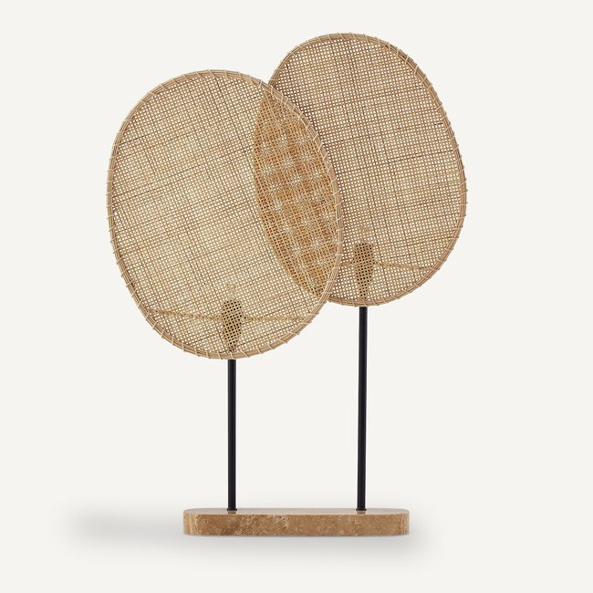 Canopee Table Lamp, by E. Gallina, natural, AM.PM