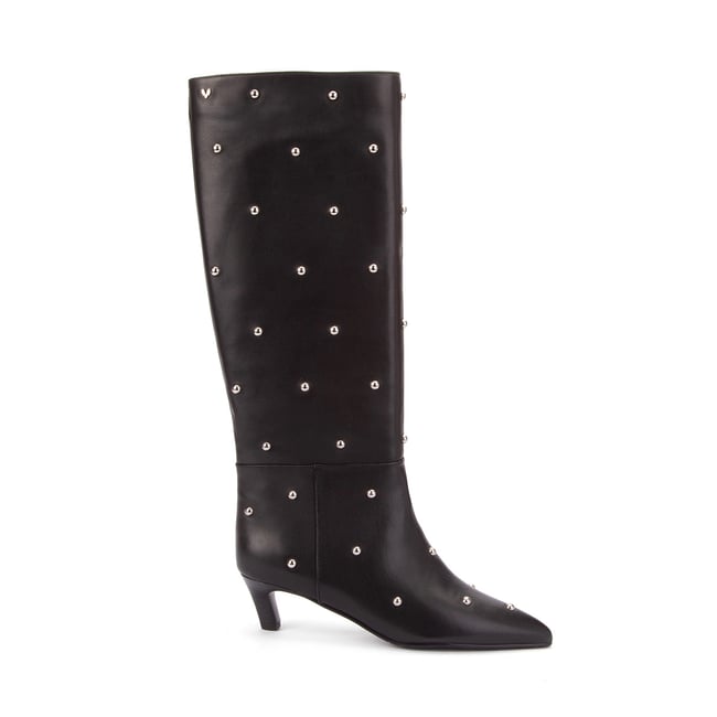 Bottes cuir Catarina black <span itemprop=