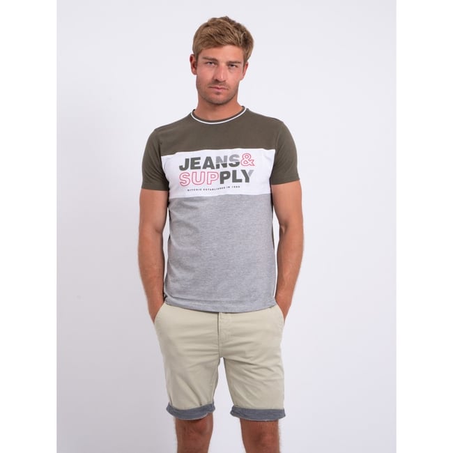 T-shirt Col Rond Pur Coton Nabelo - RITCHIE