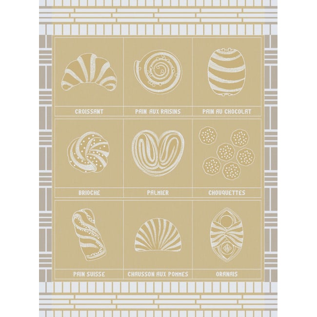 Torchon Haute Viennoiserie Coton - LE JACQUARD FRANCAIS