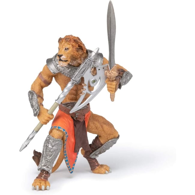 Figurine Mutant lion marron <span itemprop=