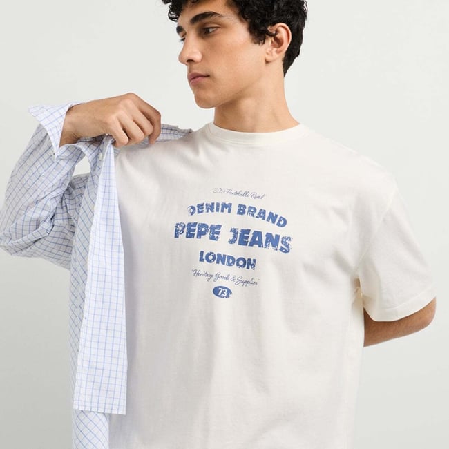 T-Shirt À Logo Imprimé Coupe Casual - PEPE JEANS