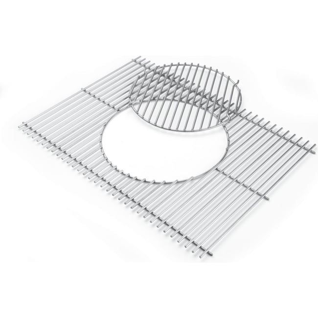 Grille barbecue BBQ System en acier inox pour Genesis gris <span itemprop=
