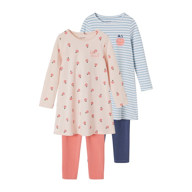 Lot de 2 chemises de nuit 