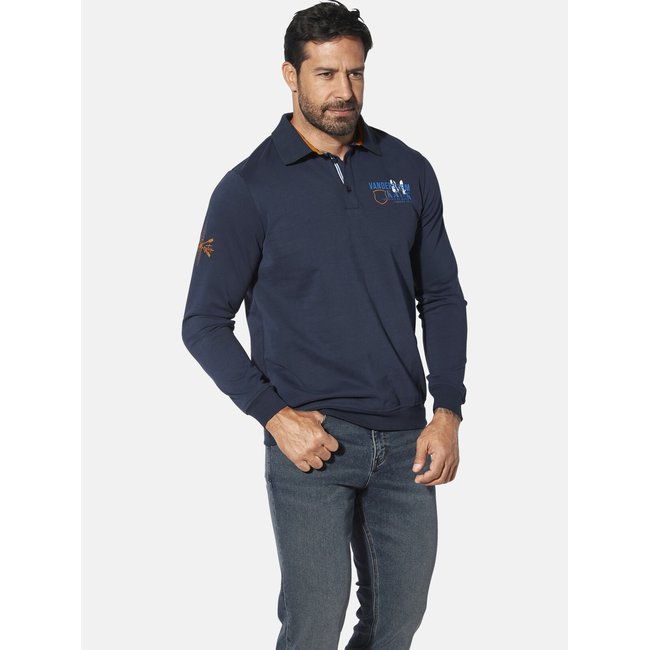 Sweatshirt RAAJERN bleu foncé <span itemprop=