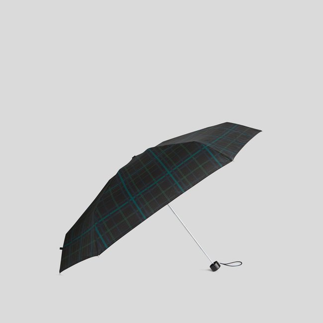 Mini Parapluie Tartan marine <span itemprop=