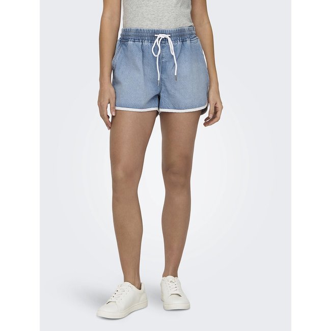 Calções de ganga light blue <span itemprop=
