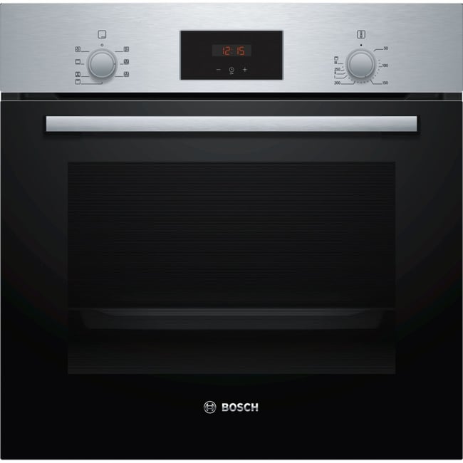 Four encastrable HBF133BR0 - Catalyse - Chaleur pulsée - Série 2 HOTAIR 3D inox / noir <span itemprop=