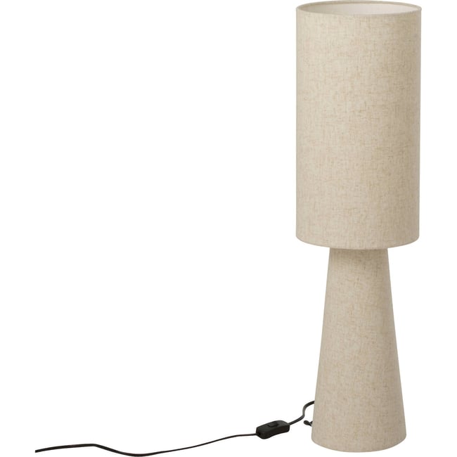 Lampe de table en tissu Couleur beige <span itemprop=