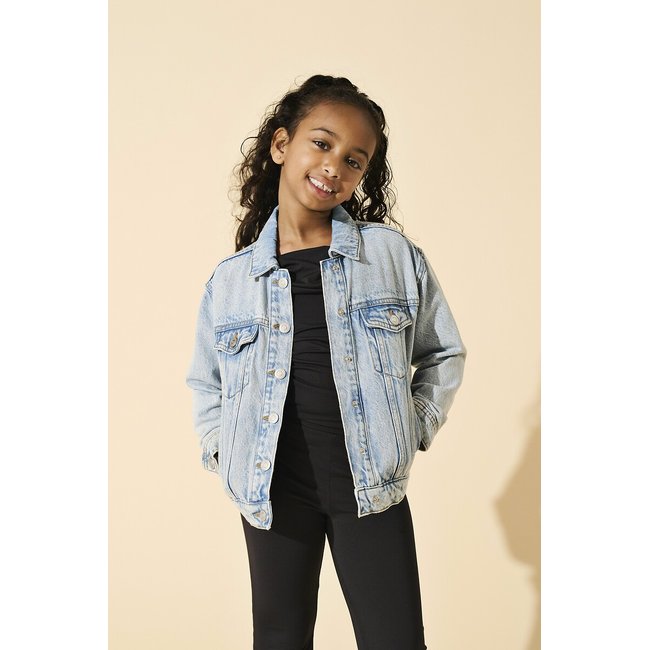 Cazadora vaquera azul denim <span itemprop=