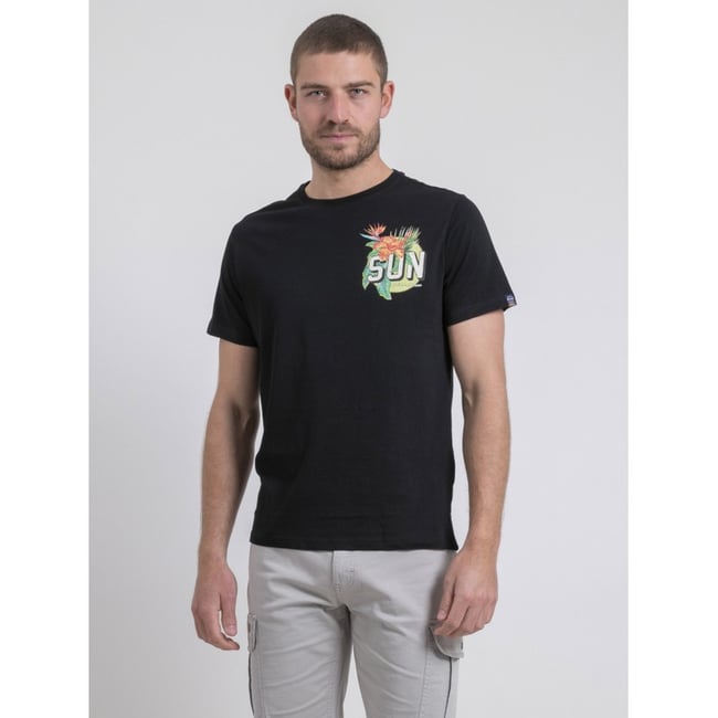T-shirt Col Rond Pur Coton Nogozo - RITCHIE