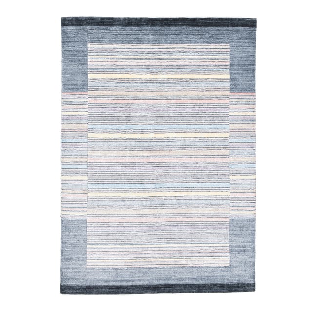 Tapis tissé main en viscose Couleur multicolor <span itemprop=