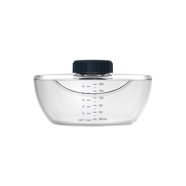 Bouteille de recueil et conservation pour lait maternel bleu nuit <span itemprop=