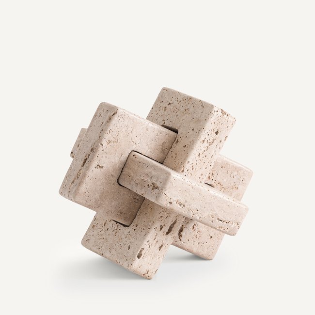 Eslabón decorativo en travertino, Trevi natural <span itemprop=