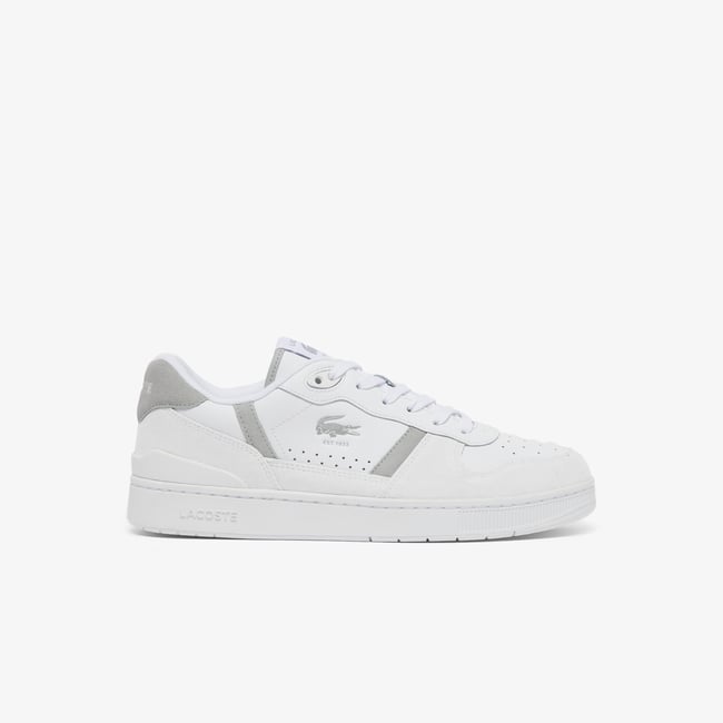 Sneakers T-Clip Set homme en cuir blanc-14x <span itemprop=