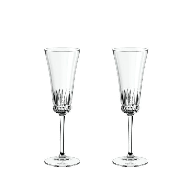 Verre À Mousseux Et Champagne, 2 Pièces GRAND ROYAL Couleur transparent <span itemprop=