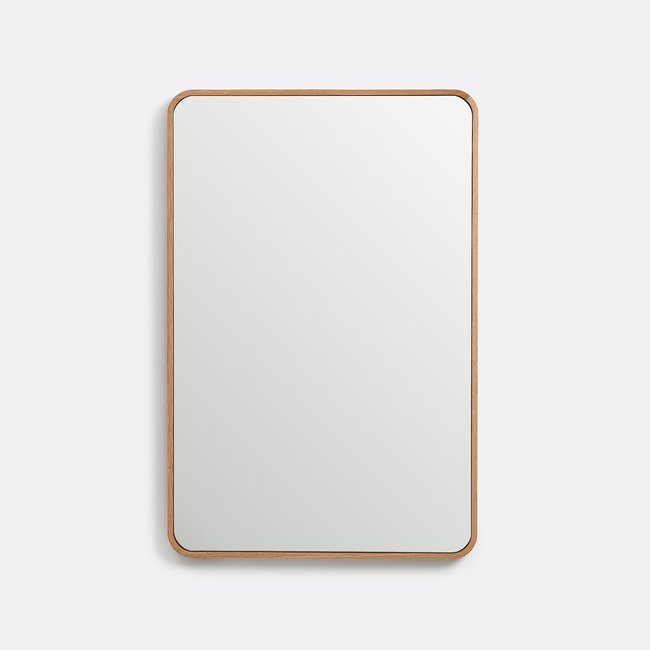 Miroir plaqué chêne, 60x90 cm, Iodus Couleur chêne <span itemprop=