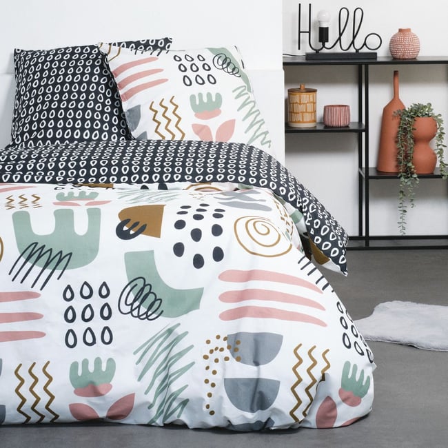 Parure de lit SUNSHINE EMIL blanc <span itemprop=