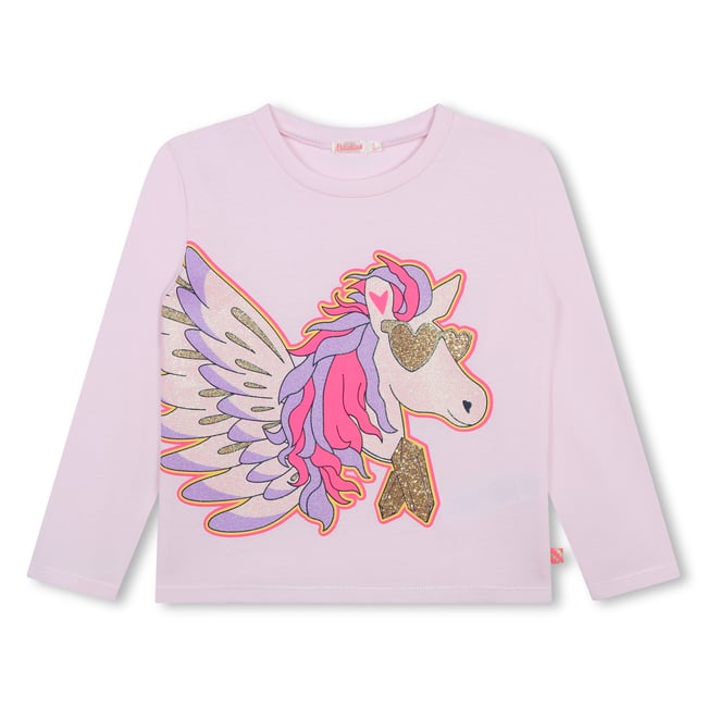 T-shirt à manches longues baby pink <span itemprop=