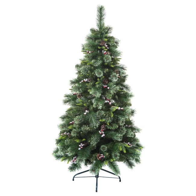Sapin de Noël artificiel H180 cm WYOMING Couleur vert <span itemprop=