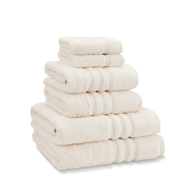 Zero Twist 6 Piece Towel Bale, cream, CATHERINE LANSFIELD