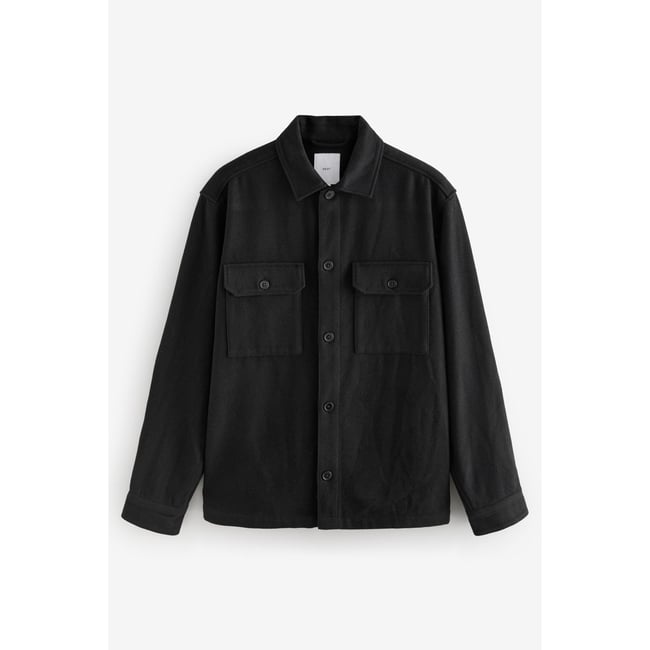 Veste-chemise à deux poches avec laine - NEXT