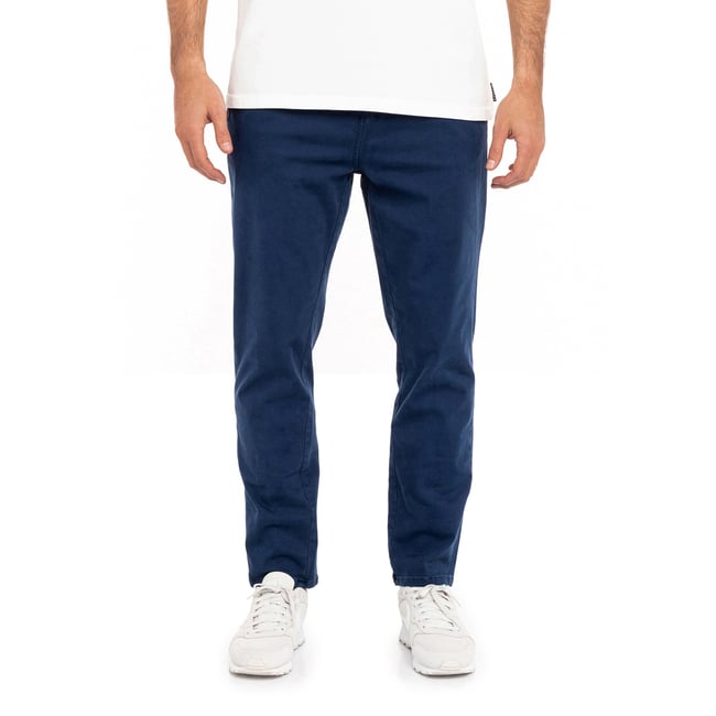 PANTALON LOOSE CHAUFFE bleu <span itemprop=