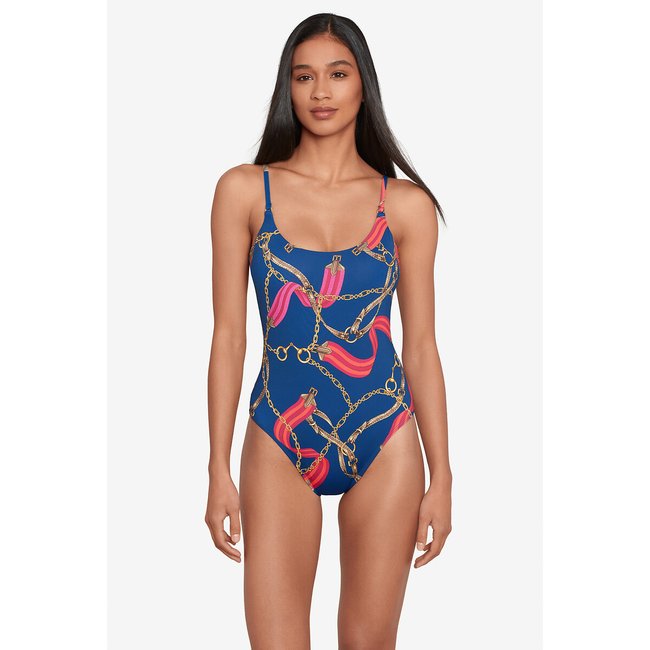Bridle Path Swimsuit, blue/red, LAUREN RALPH LAUREN