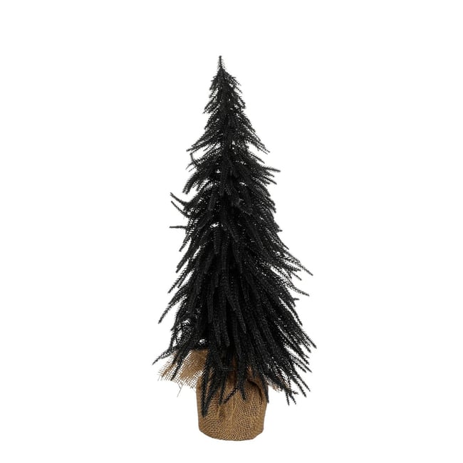 Sapin de Noël décoratif Couleur noir <span itemprop=