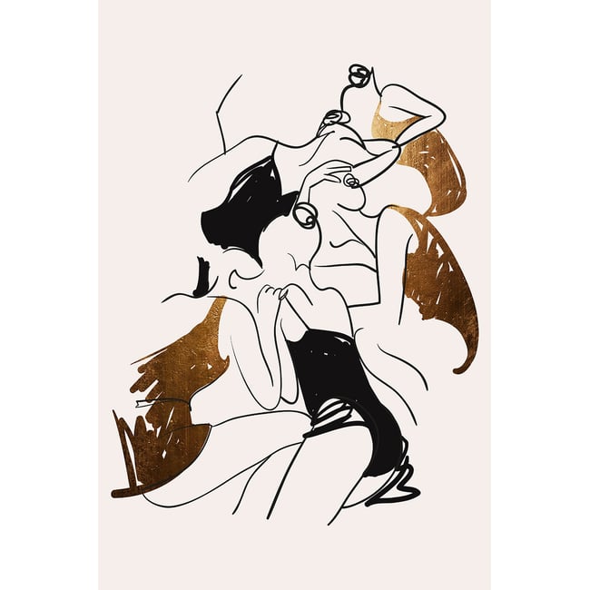 Tableau dessin ballerines - HEXOA