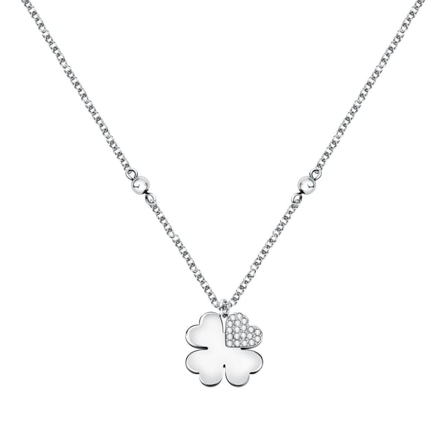 Collier en acier VALENTINA argent <span itemprop=