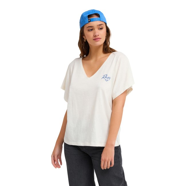 T-shirt manches courtes Dolmen NIGHTFALL. blanc coconut milk <span itemprop=
