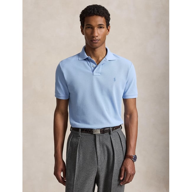 Polo custom slim fit en maille piquée - POLO RALPH LAUREN