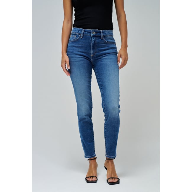 Jean Noir Salsa Femme - Taille W28 L28 - Coupe Capri Classique - Neuf Avec étiquettes