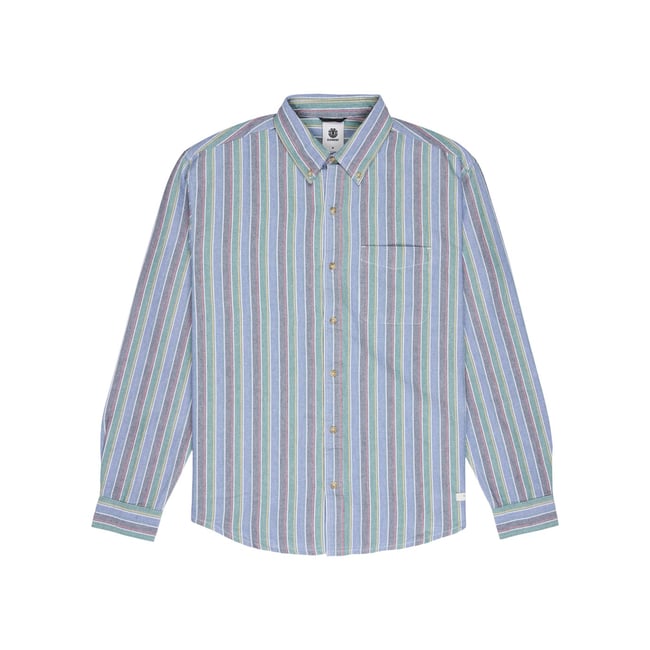 Chemise manches longues BUTTON DOWN REGULAR OXFORD bleu oxford multico <span itemprop=