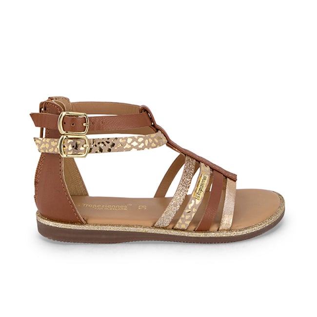 Sandales Cuir Les Tropeziennes Iniame marron <span itemprop=