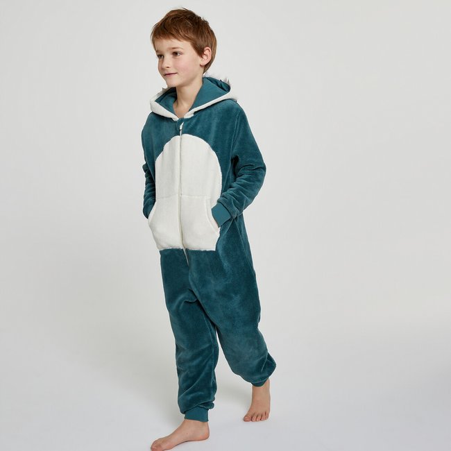 Hai-Overall, Fleece marine LA REDOUTE COLLECTIONS