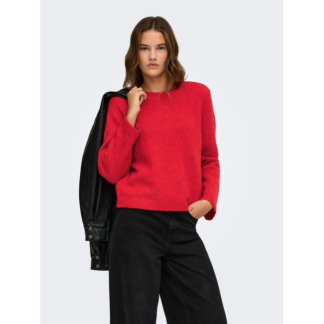 Pull En Maille rouge - barbados cherry 1 <span itemprop=