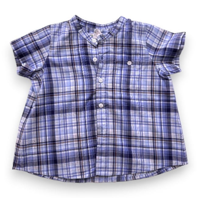 Blouse bébé - Très bon état bleu <span itemprop=