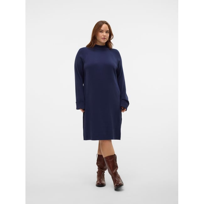 Robe En Maille navy blazer <span itemprop=