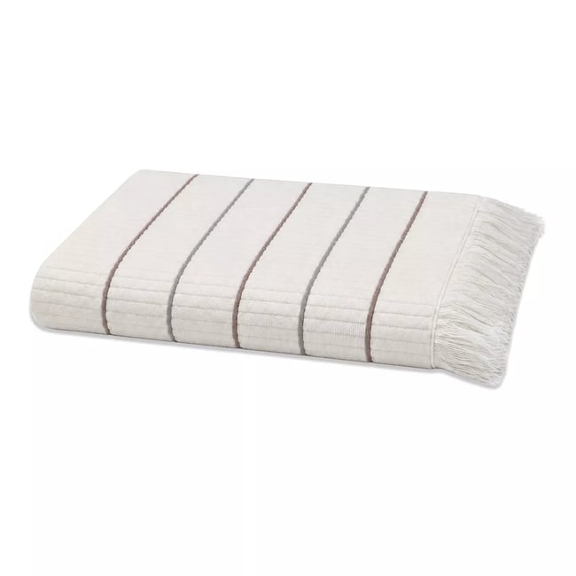 Drap de bain pur coton FARNIENTE violine <span itemprop=