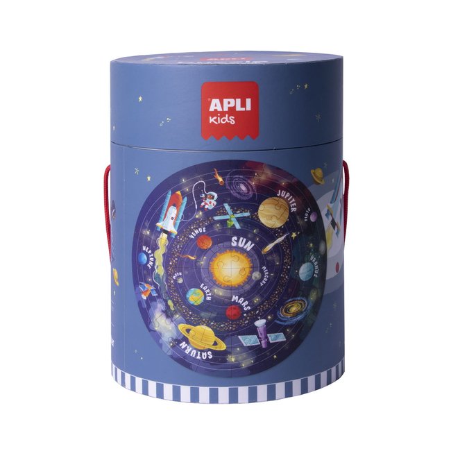 Puzzle circulaire Systeme solaire pieces - APLI-AGIPA