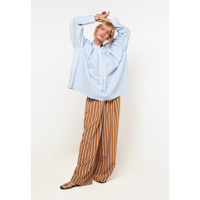 Chemise oversize col officier en coton - RODIER