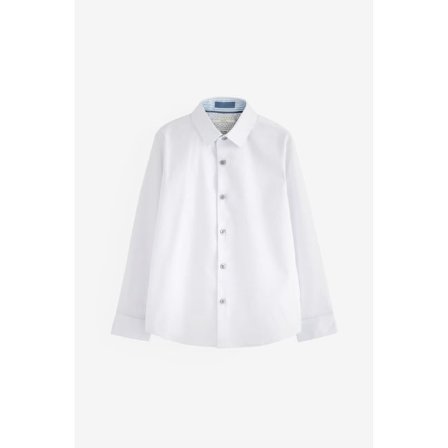 Garçon Scolaire Manche Longue Oxford Chemise 2PCS Pack - Bleu