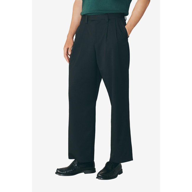 Pantalon formel avec pli sur le devant edit noir <span itemprop=