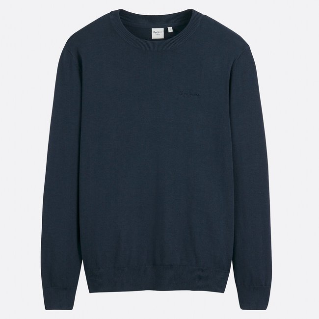 Felpa in cotone blu scuro PEPE JEANS