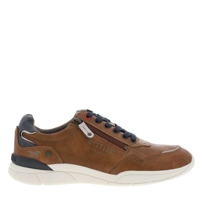 Sneakers Mustang anthracite et à lacets plats - MUSTANG