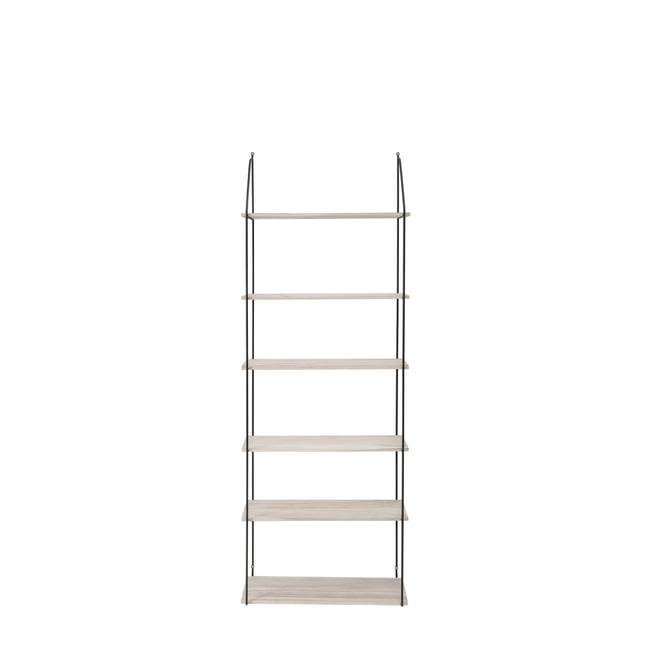 Etagère en bois avec 6 étages Lea Couleur bois <span itemprop=