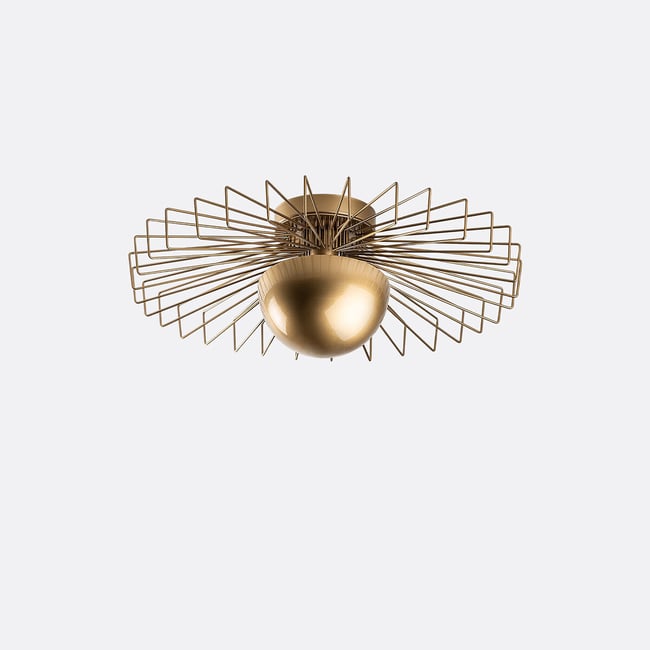 Светильник подвесной из металла, Kaya / Кая золотистый SO'HOME
